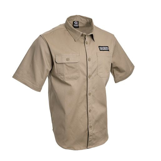 Snatch Short Sleeve Work Shirt Sand - SM4001SD