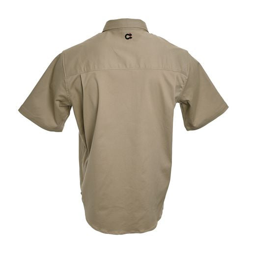 Snatch Short Sleeve Work Shirt Sand - SM4001SD
