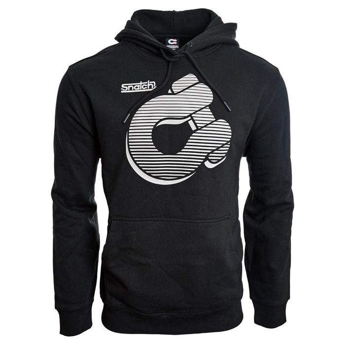 Snatch Logo Graphic Hoodie Black - SM2326BK