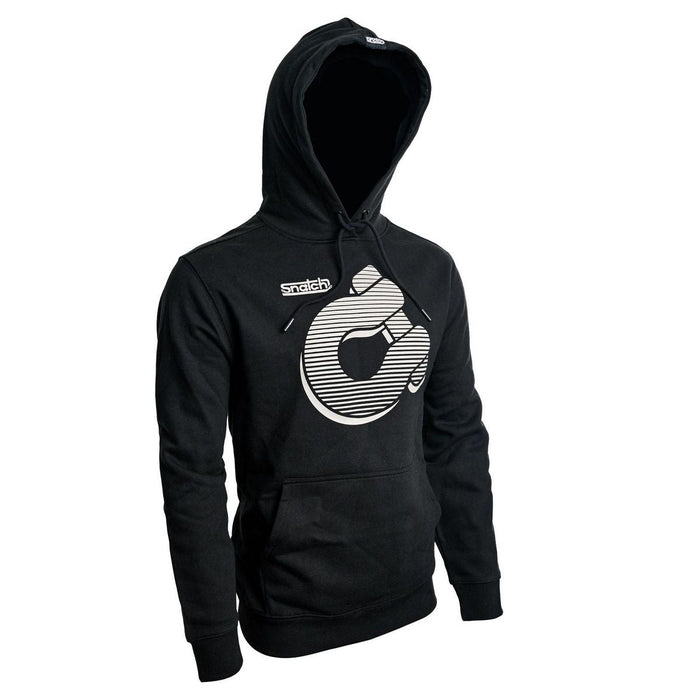 Snatch Logo Graphic Hoodie Black - SM2326BK