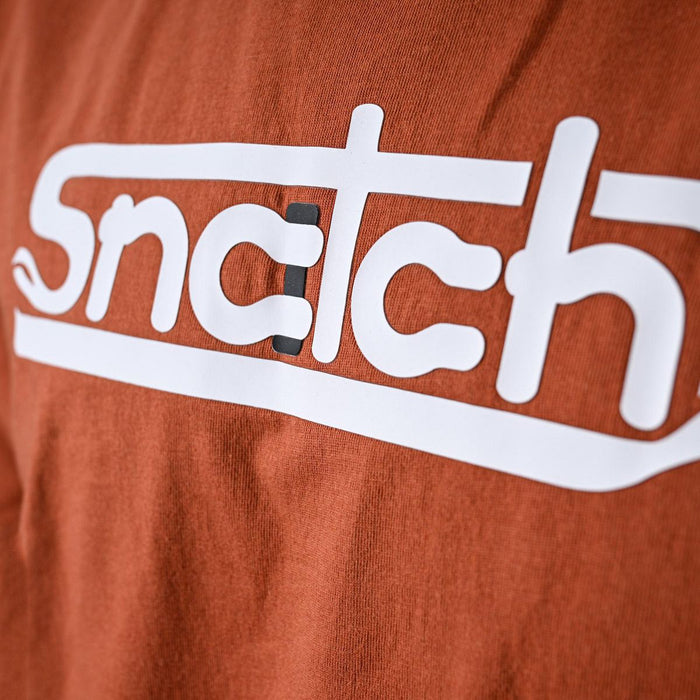 Snatch Logo Stack Tee Rust - SM1311RT