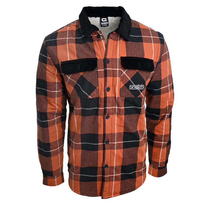 Snatch Bushmans Jacket Red Check  - SM4726RC