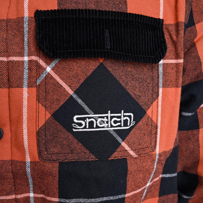 Snatch Bushmans Jacket Red Check  - SM4726RC