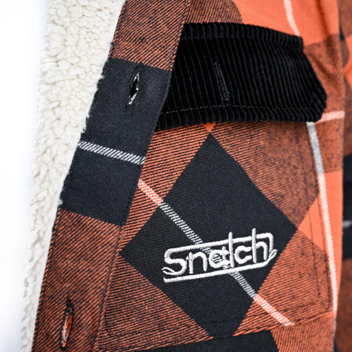 Snatch Bushmans Jacket Red Check  - SM4726RC