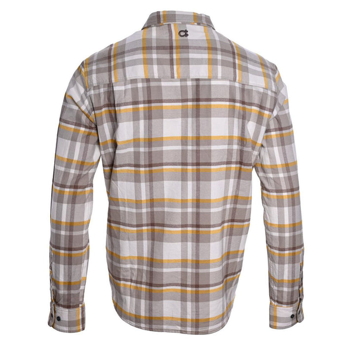 Snatch Sundown Check Flannel Sand Check - SM4426SC