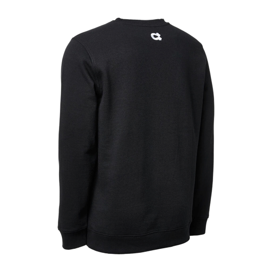 Black Crew Sweater Camo Snatch Logo