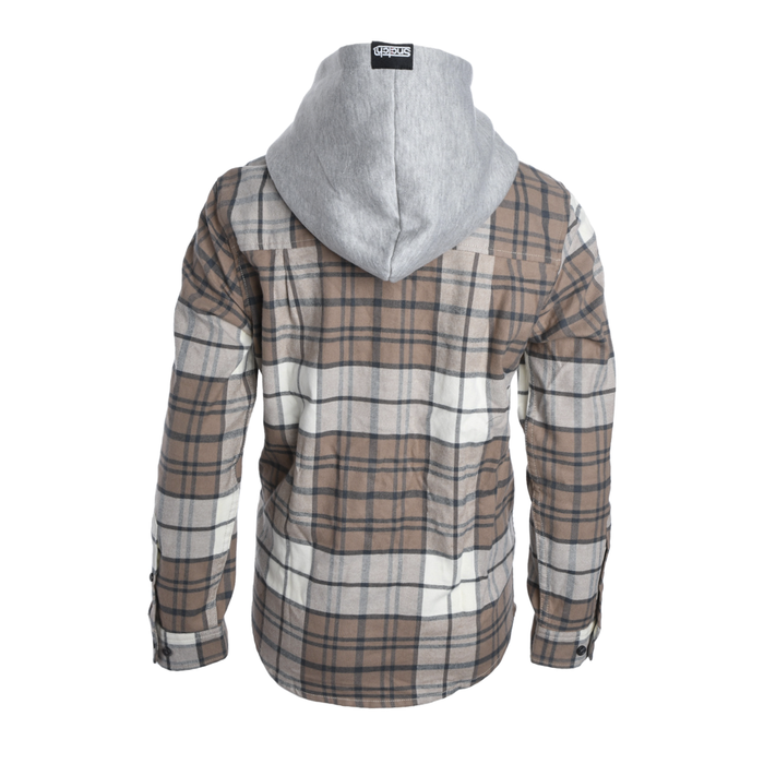 Kid's Flanno Taupe Check - SY4401TP