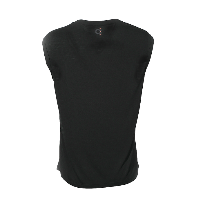 Women's Embroidered Tank Top Black - SF1002BK