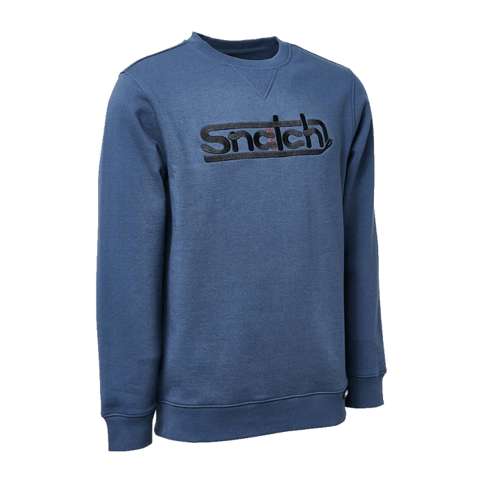 Embroidered Snatch Crew Sweater Petrol