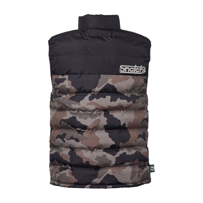 Puffer Vest Camo Army