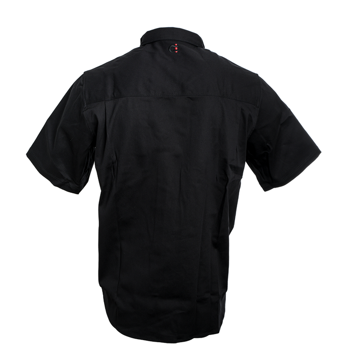 Snatch Short Sleeve Work Shirt Black - SM4002BK