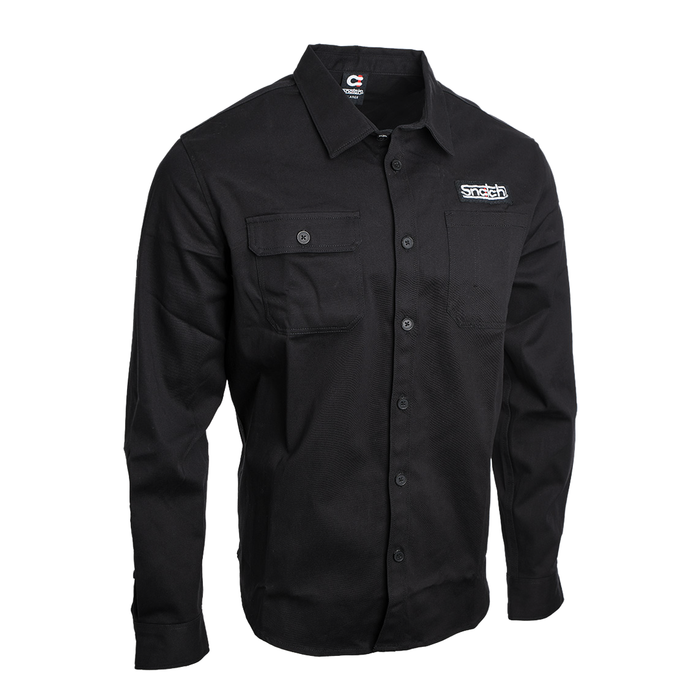 Long Sleeve Work Shirt Black- SM4102BK