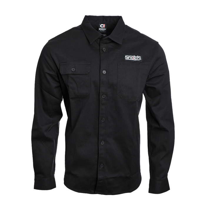 Long Sleeve Work Shirt Black- SM4102BK