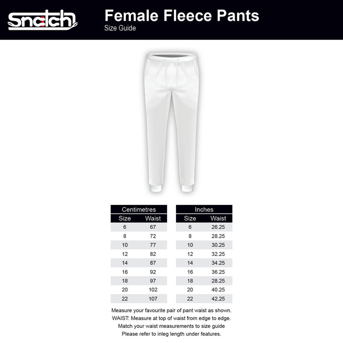 Women's Embroidered Trackies Black - SF6001BK