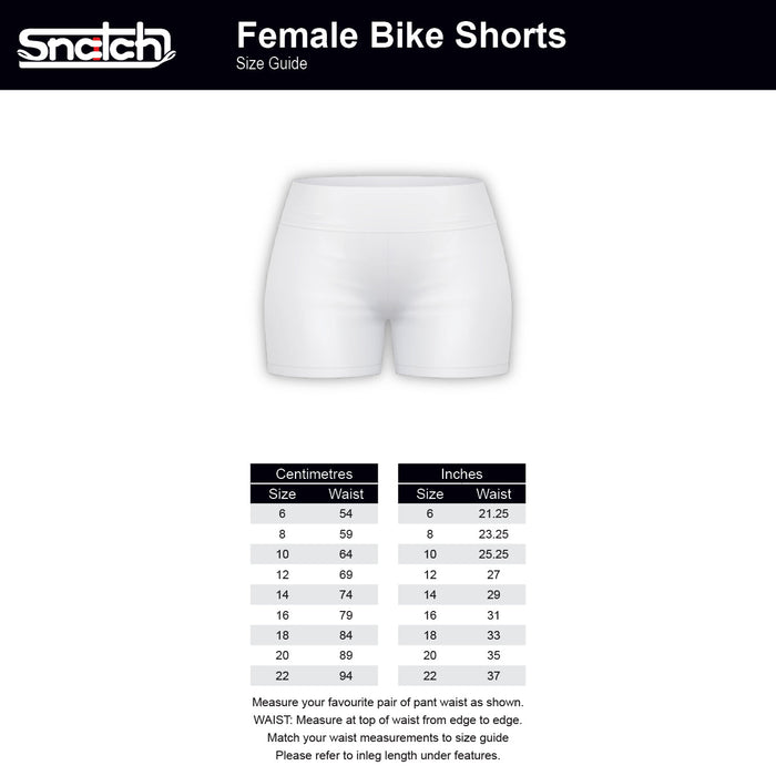 Women's Bike Short Black - SF5302BK