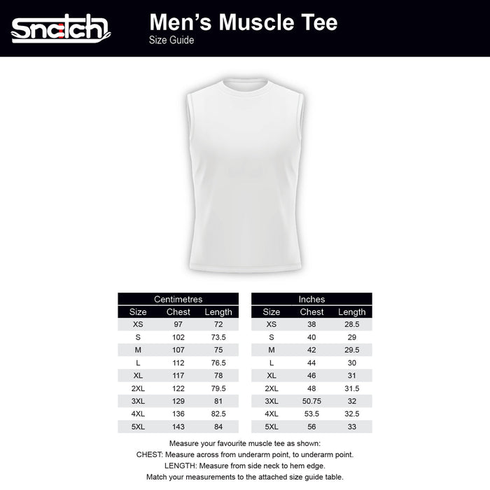 Old School Muscle Tee Black - SM1105BK