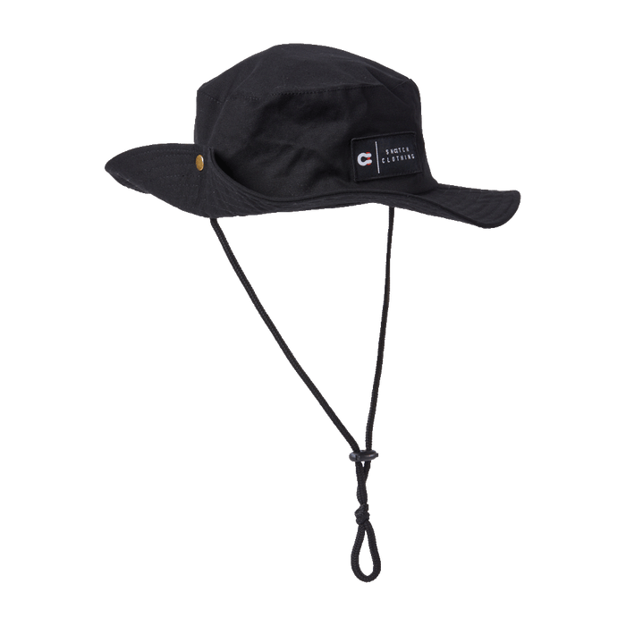 Brim Hat Cotton Canvas Black - SU7801BKOSFM