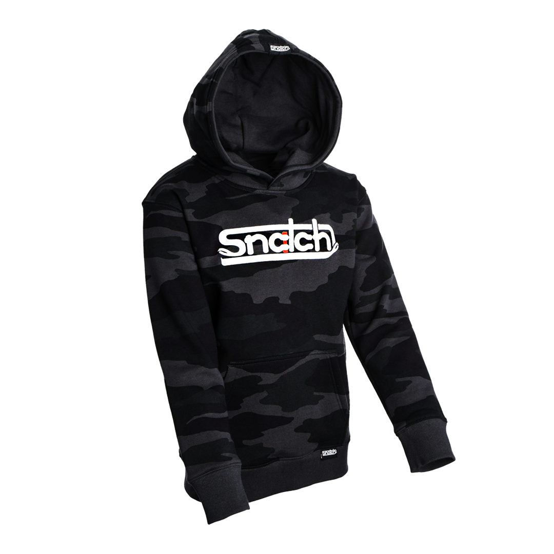 Kid's Kakadu Camo Hoodie Black - SY2302CB — Snatch Clothing Kid's Kakadu Camo Hoodie Black - SY2302CB — Snatch Clothing