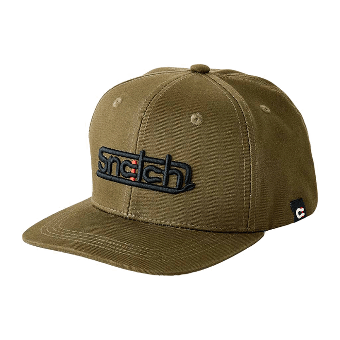 Embroidered Snapback Cap Army Green - SM7001OVOSFM