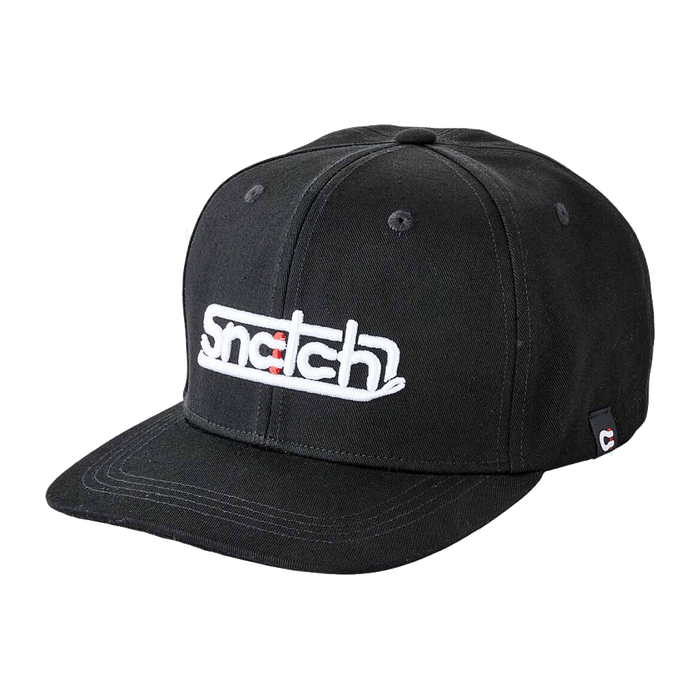 Embroidered Snapback Cap Black - SM7001BKOSFM