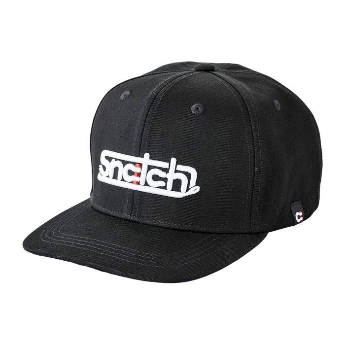 Embroidered Snapback Cap Black - SM7001BKOSFM