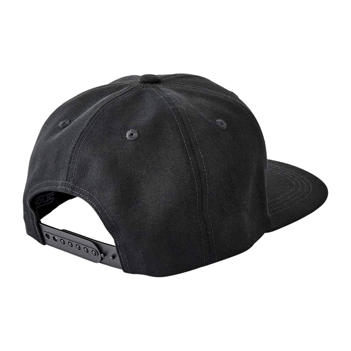 Embroidered Snapback Cap Black - SM7001BKOSFM